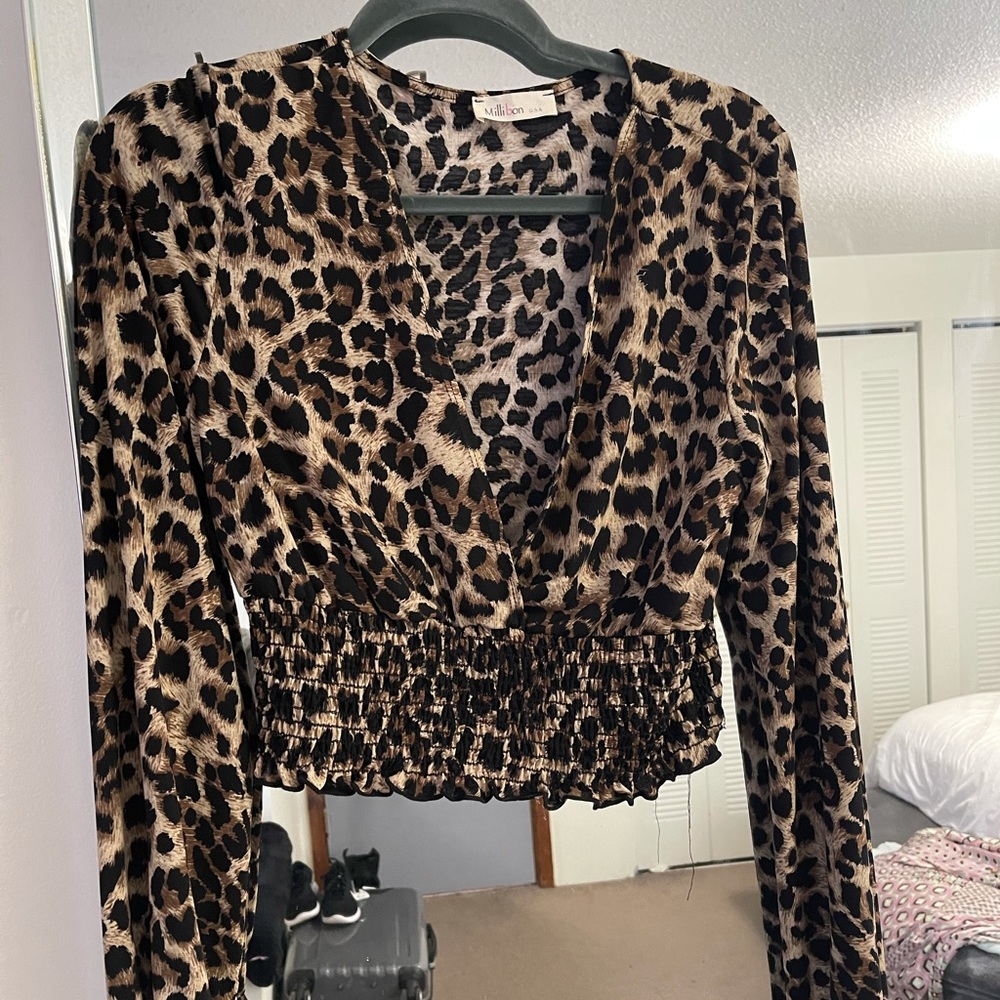 CHEETAH PRINT Crop Top